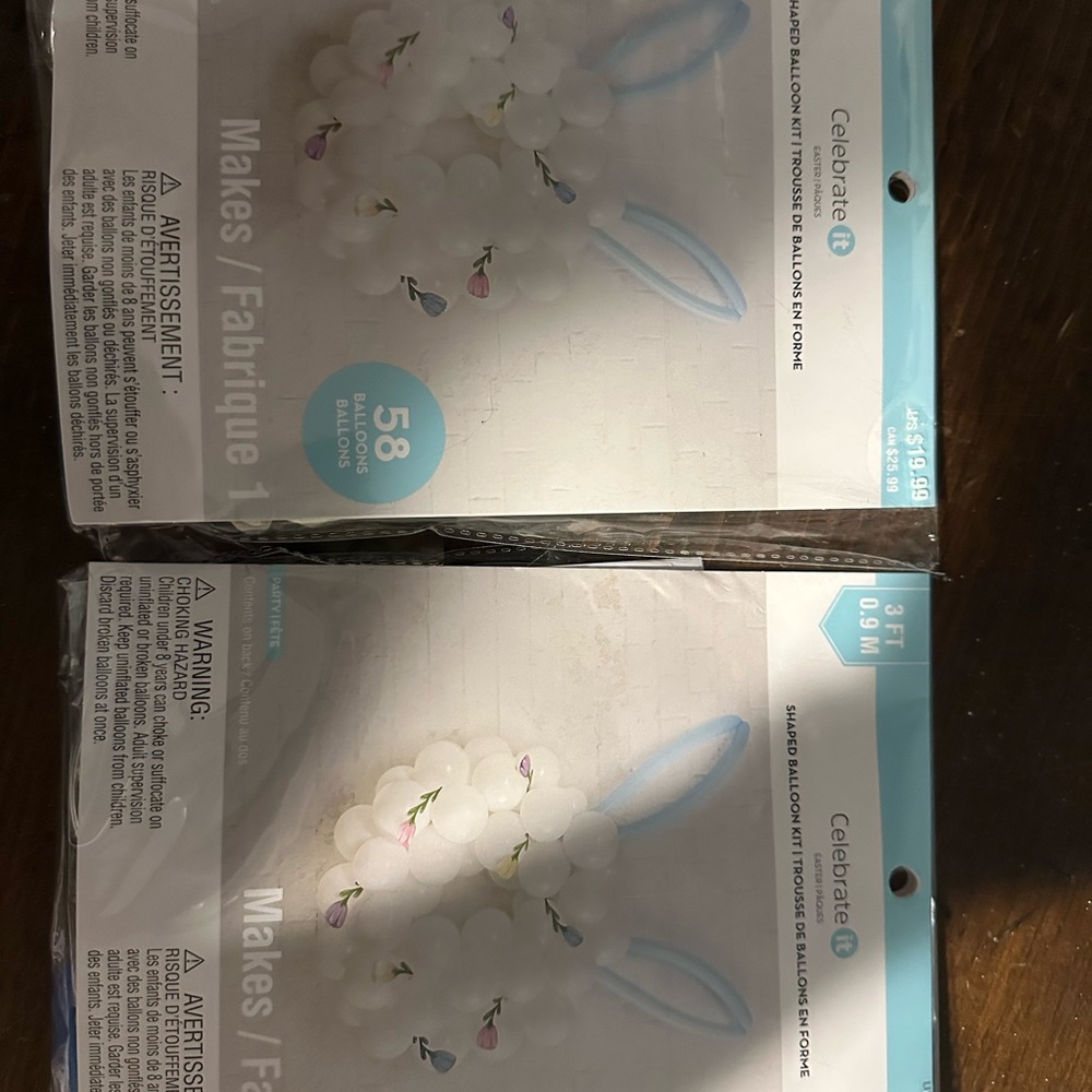 Celebrate It Balloon Kit with White, Blue, and Pink